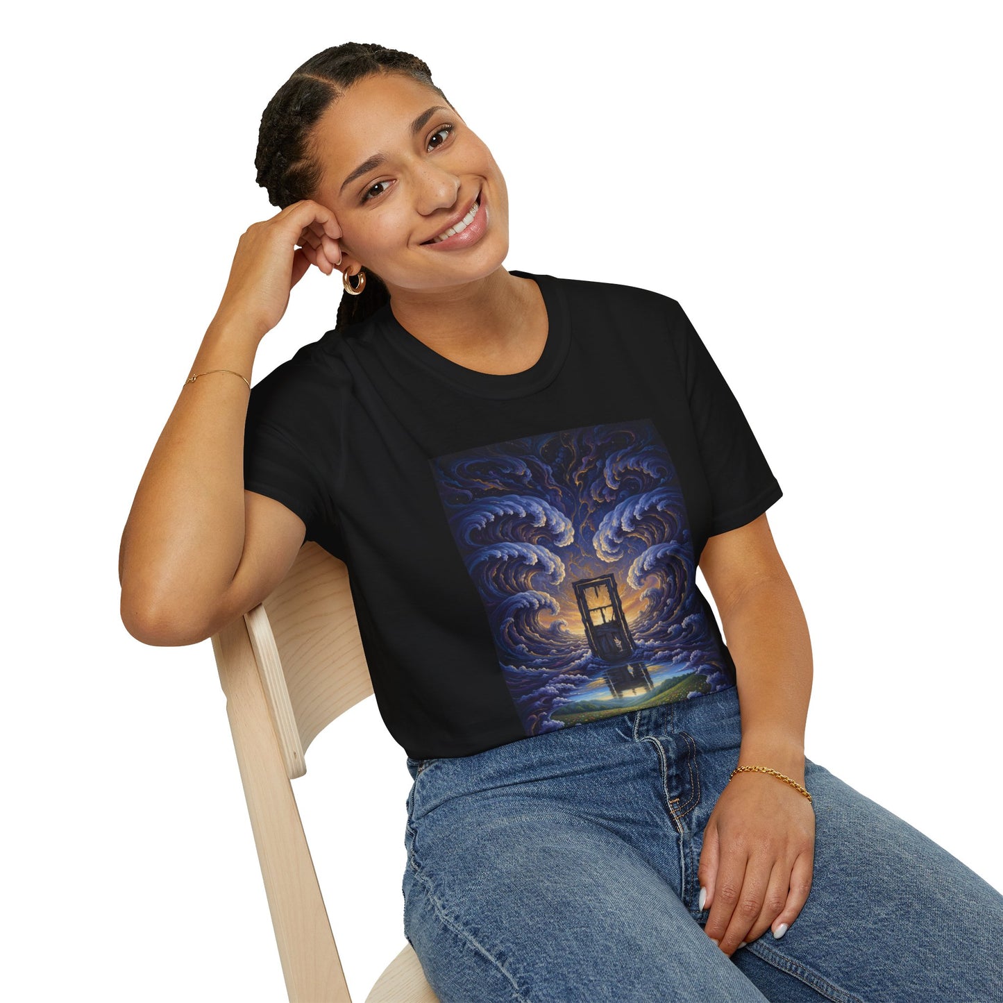 Camiseta Unisex Original El Umbral – La Puerta que Nadie Sabe Adónde Lleva 🚪✨