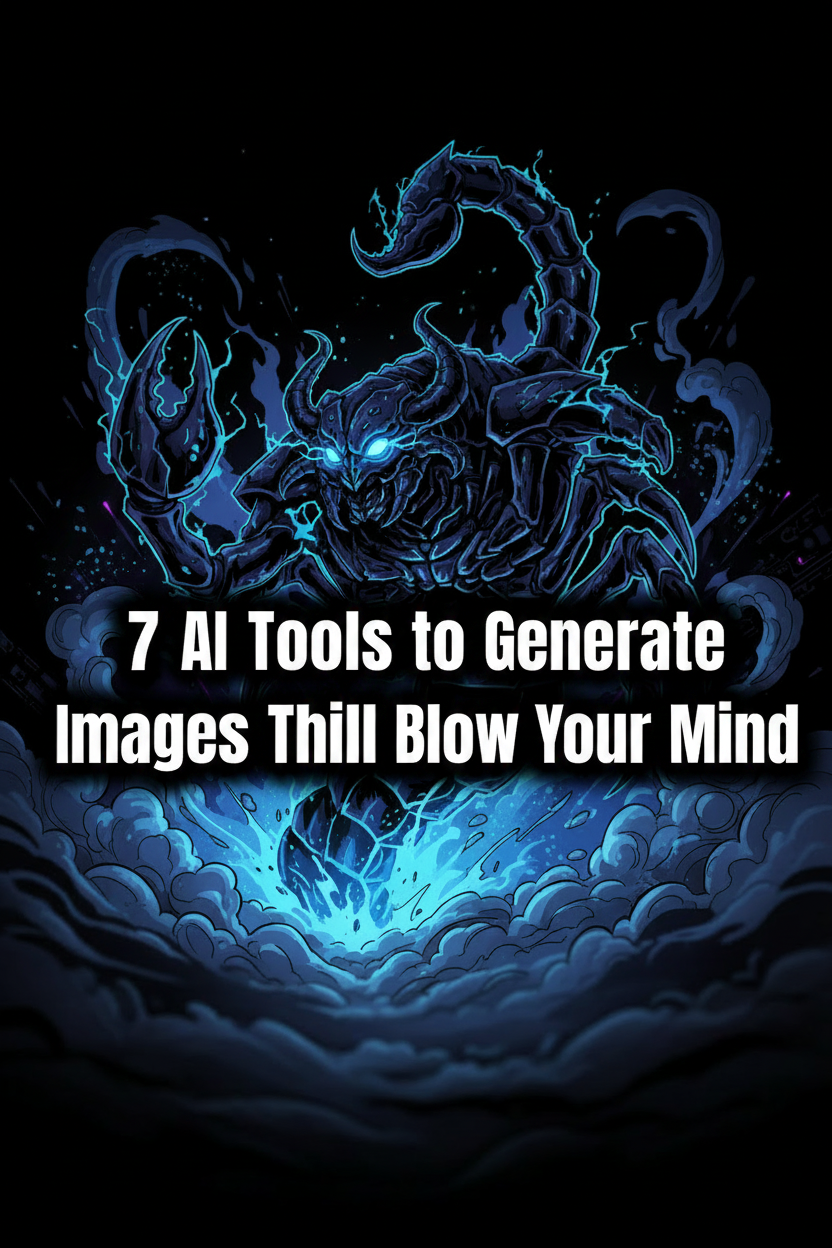 7 AI Tools to Generate Images That Will Blow Your Mind