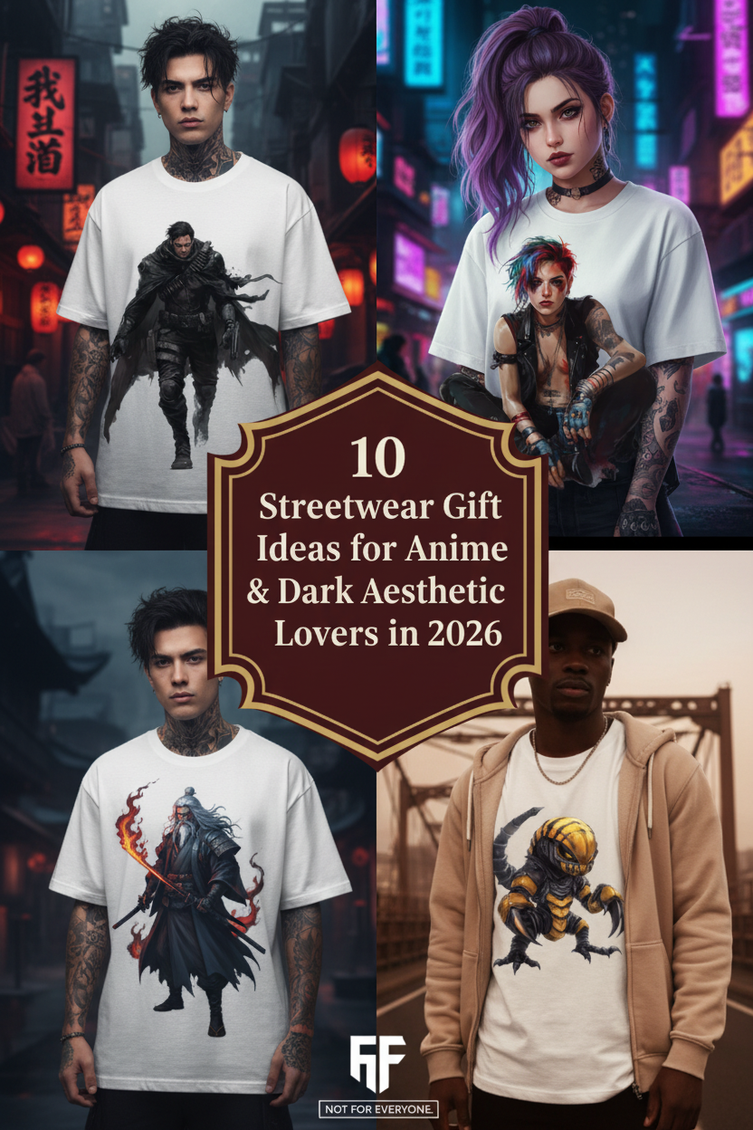 10 Streetwear Gift Ideas for Anime & Dark Aesthetic Lovers in 2026