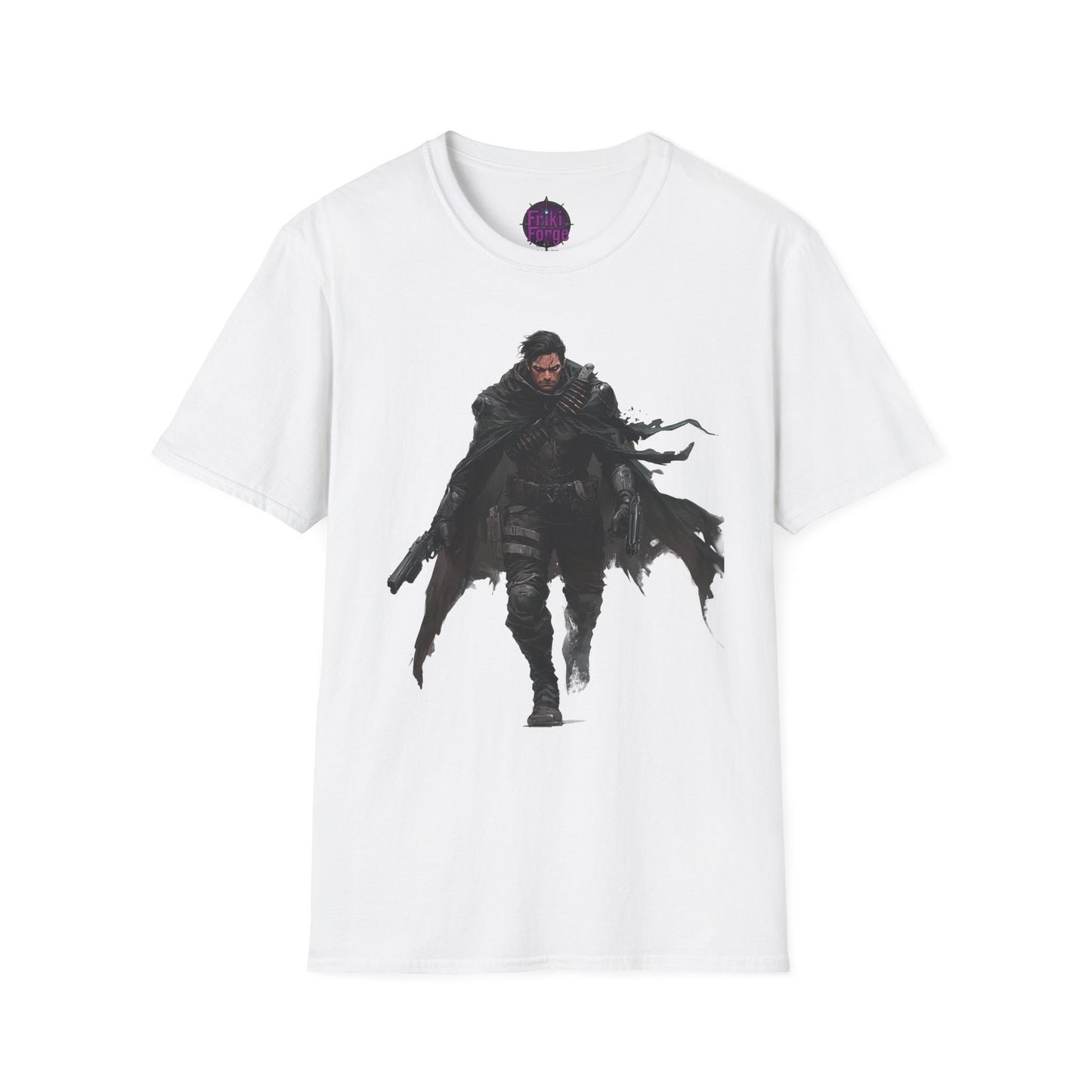 Camiseta Unisex Original Kael Vornix – Guerrero de las Sombras Cósmicas ⚔️🌌