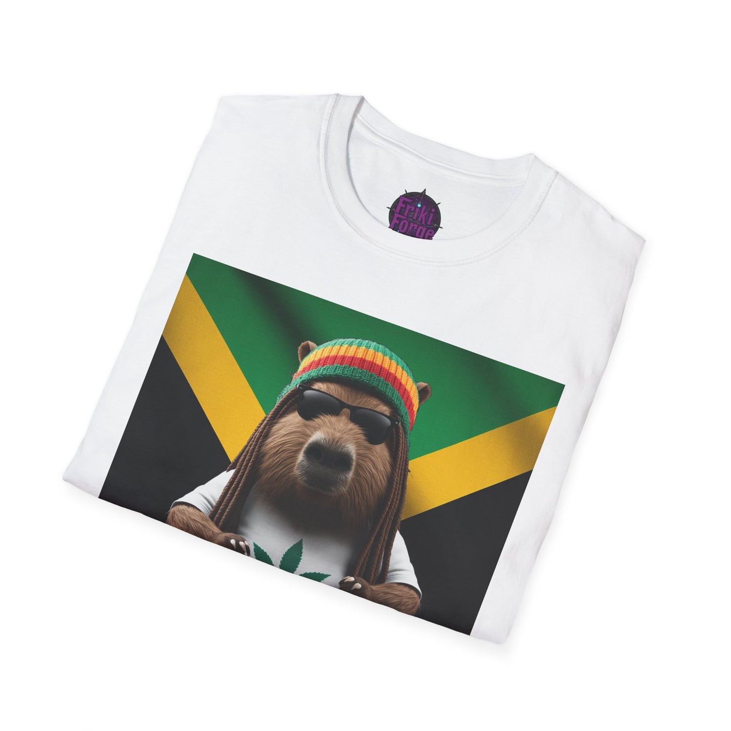 Camiseta Unisex Original - Capibara Rastafari 🟢🟡🔴🌿