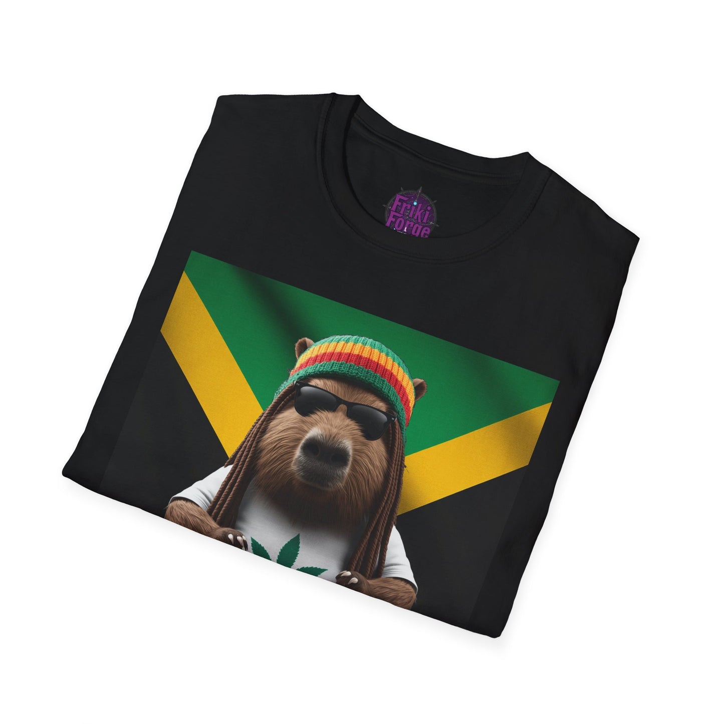 Camiseta Unisex Original - Capibara Rastafari 🟢🟡🔴🌿