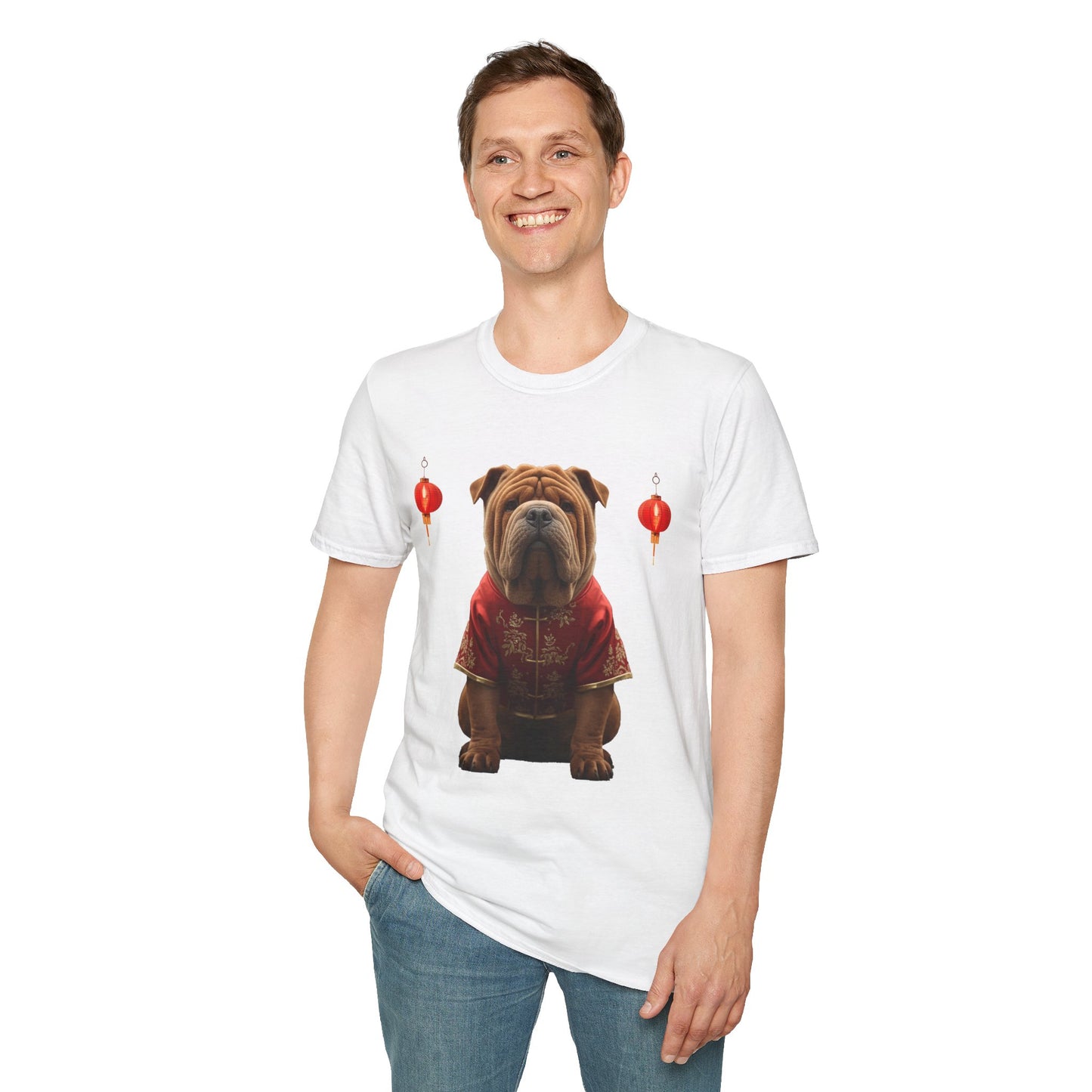 Camiseta Unisex Original Shar Pei - Chinese New Year 🐶🏮🇨🇳
