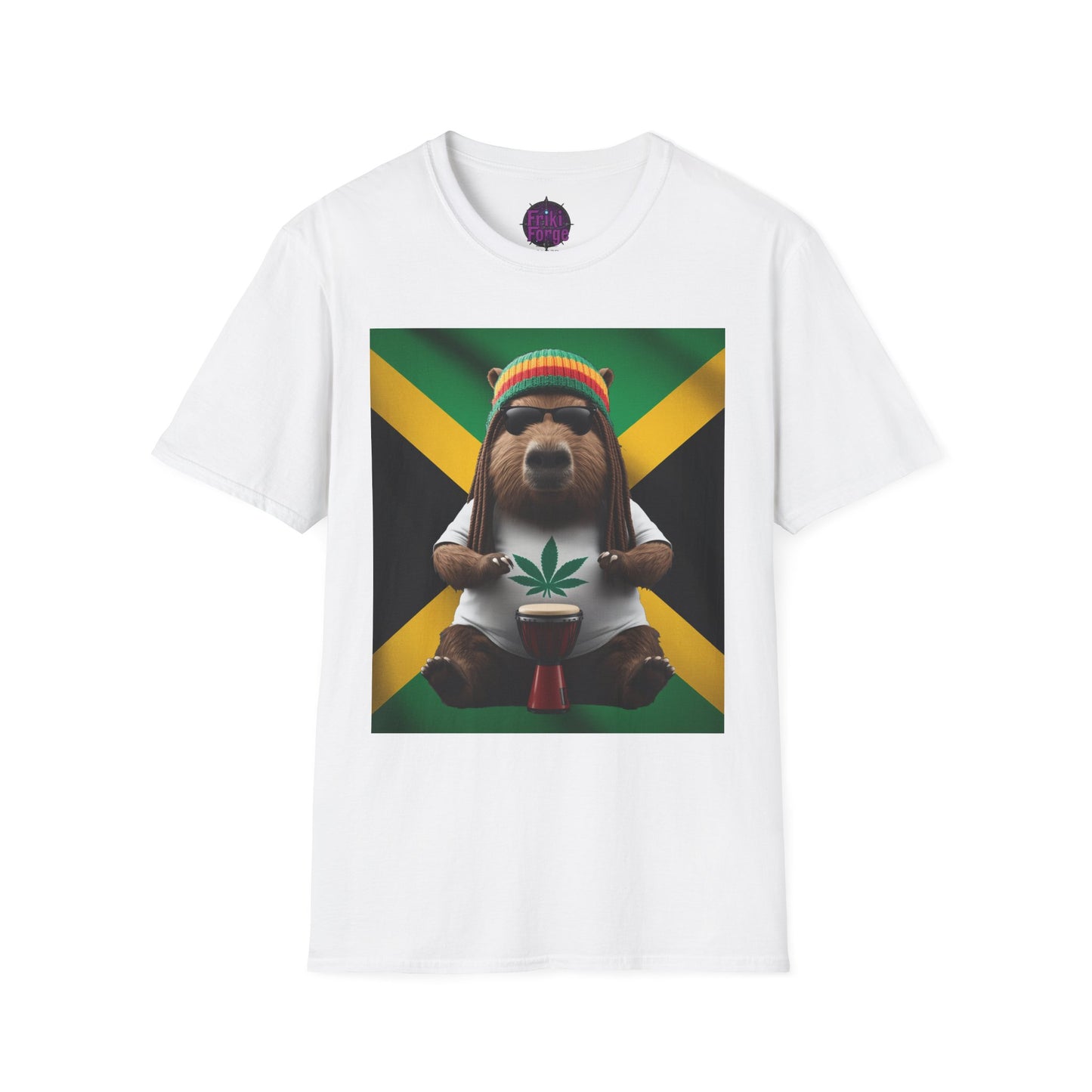 Camiseta Unisex Original - Capibara Rastafari 🟢🟡🔴🌿