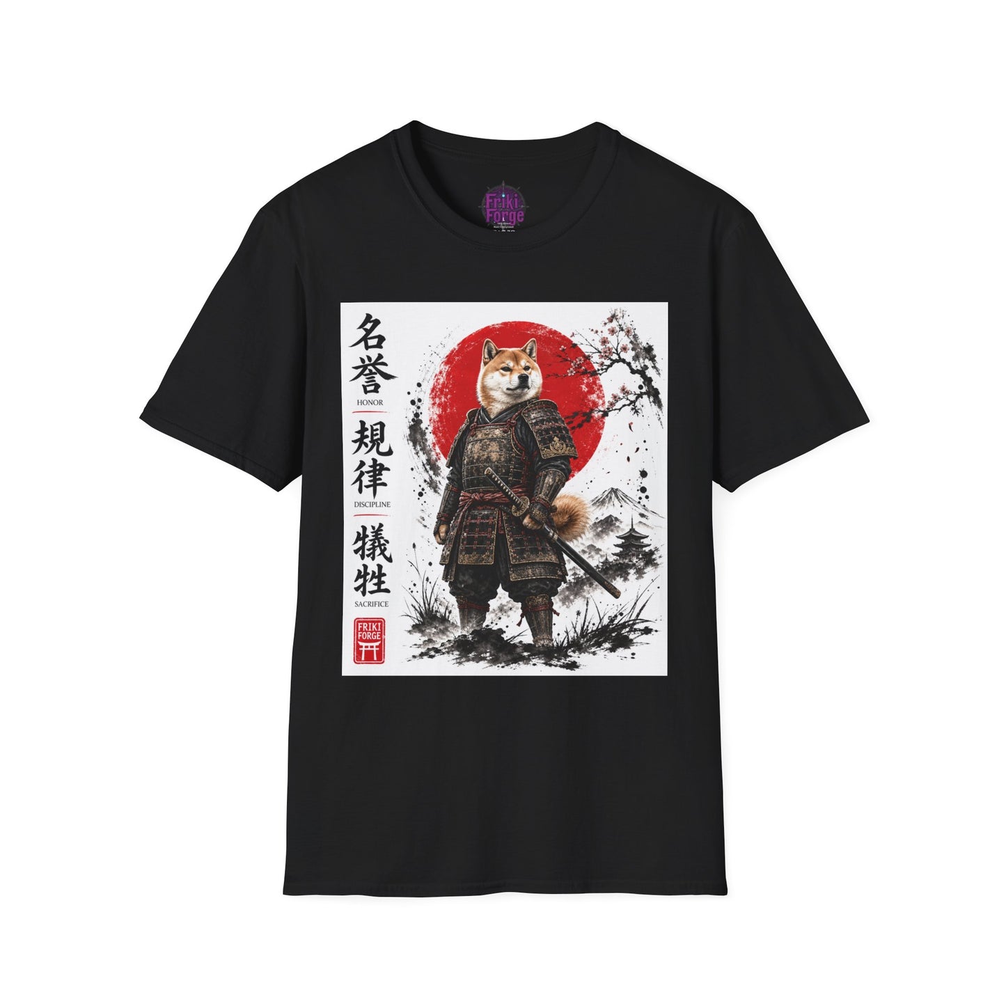Camiseta Unisex Original - Shiba Inu Samurái 🐕🇯🇵