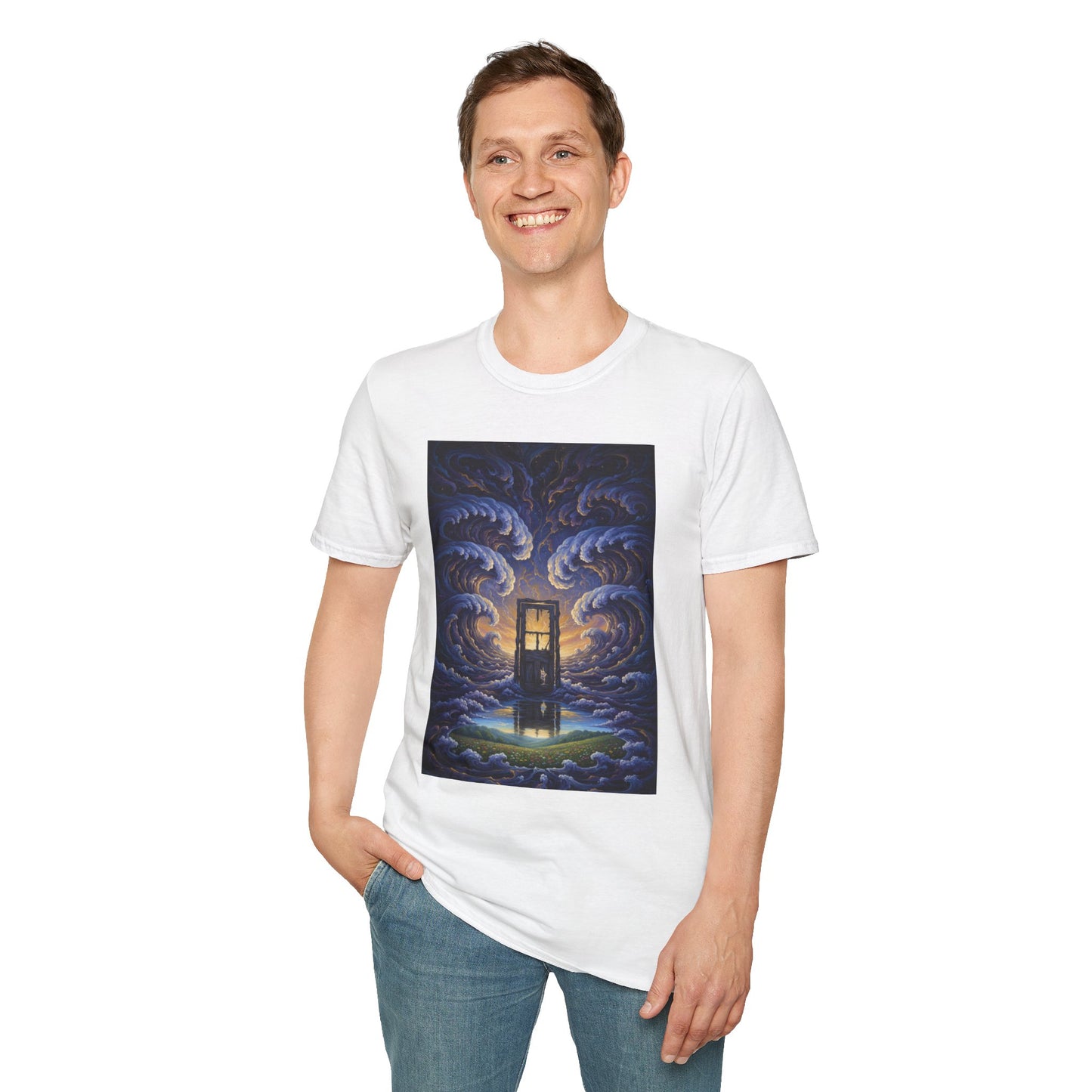 Camiseta Unisex Original El Umbral – La Puerta que Nadie Sabe Adónde Lleva 🚪✨