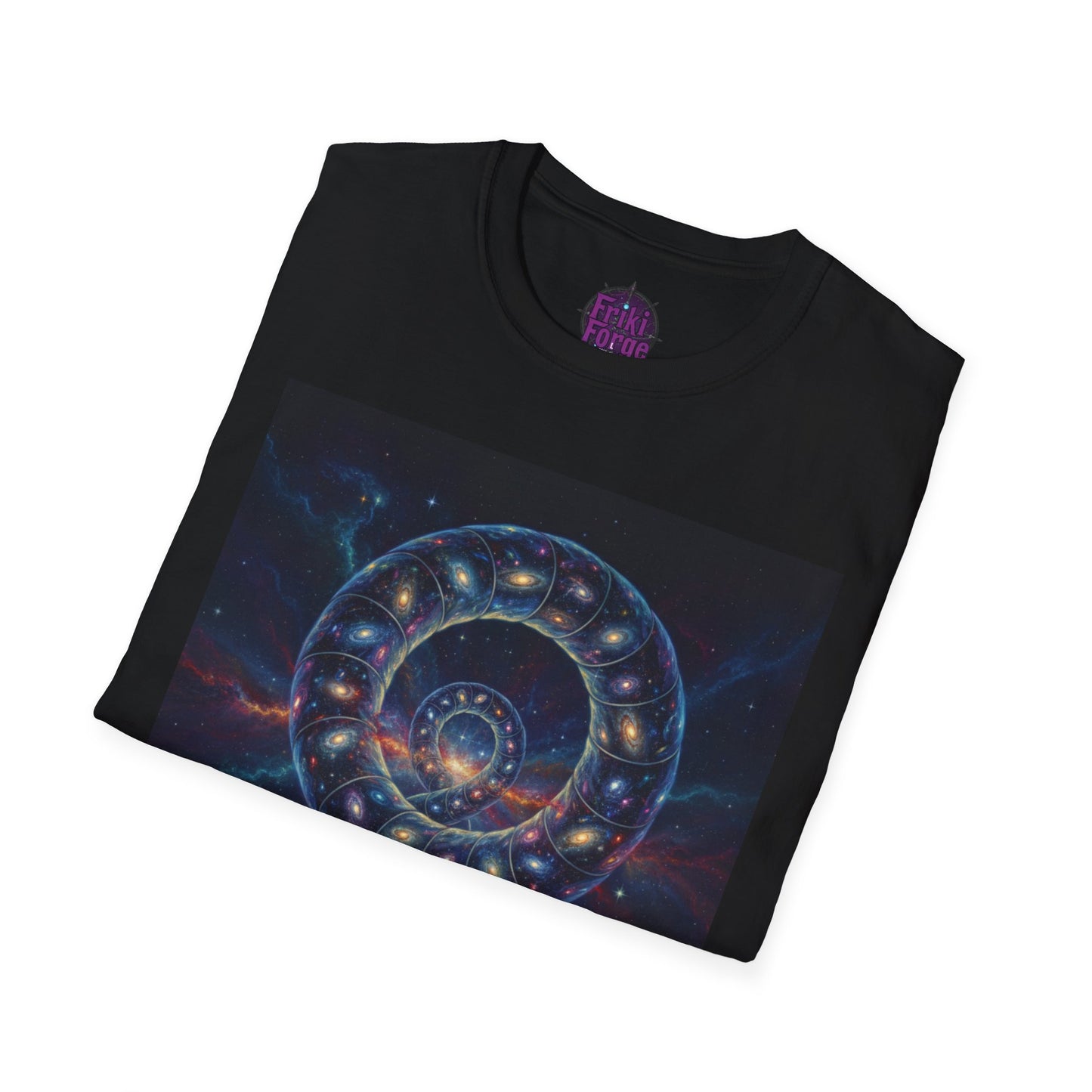 Camiseta Unisex Original Kundalini Estelar – La Serpiente del Cosmos 🐍✨