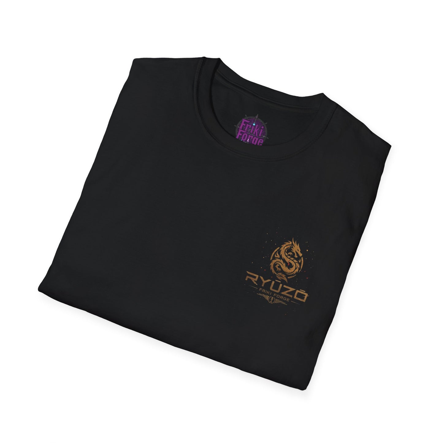 Camiseta Unisex Original Ryūzō – Samurai de la Llama Eterna 🔥⚔️