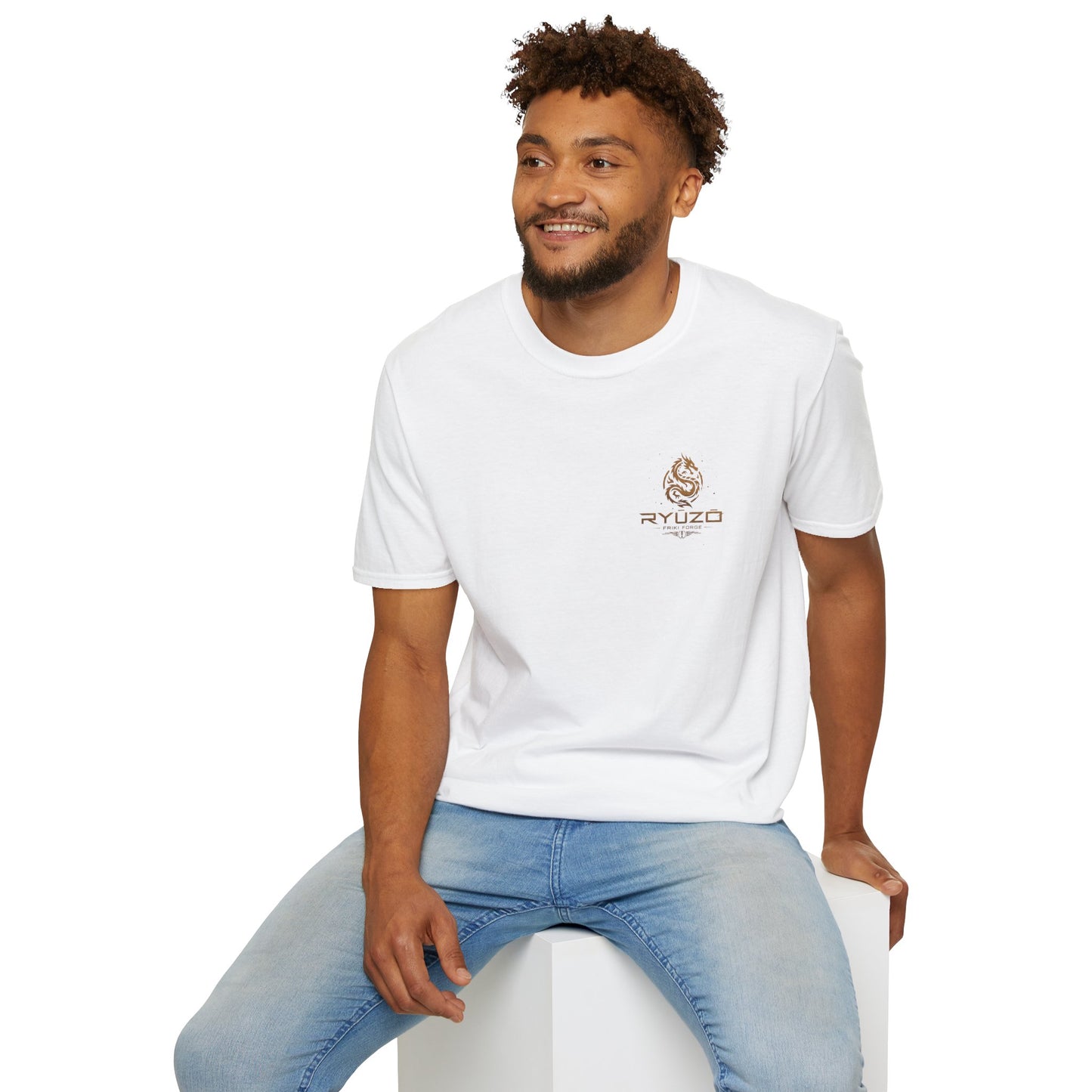 Camiseta Unisex Original Ryūzō – Samurai de la Llama Eterna 🔥⚔️