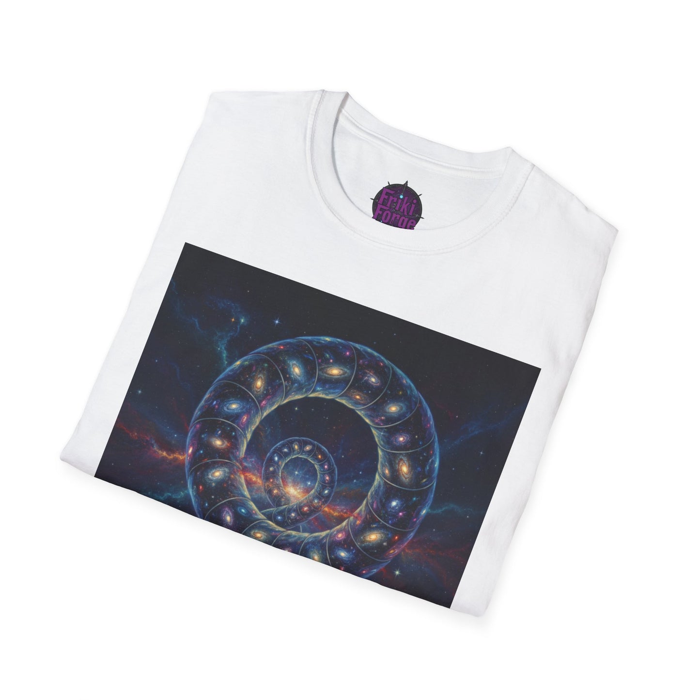 Camiseta Unisex Original Kundalini Estelar – La Serpiente del Cosmos 🐍✨