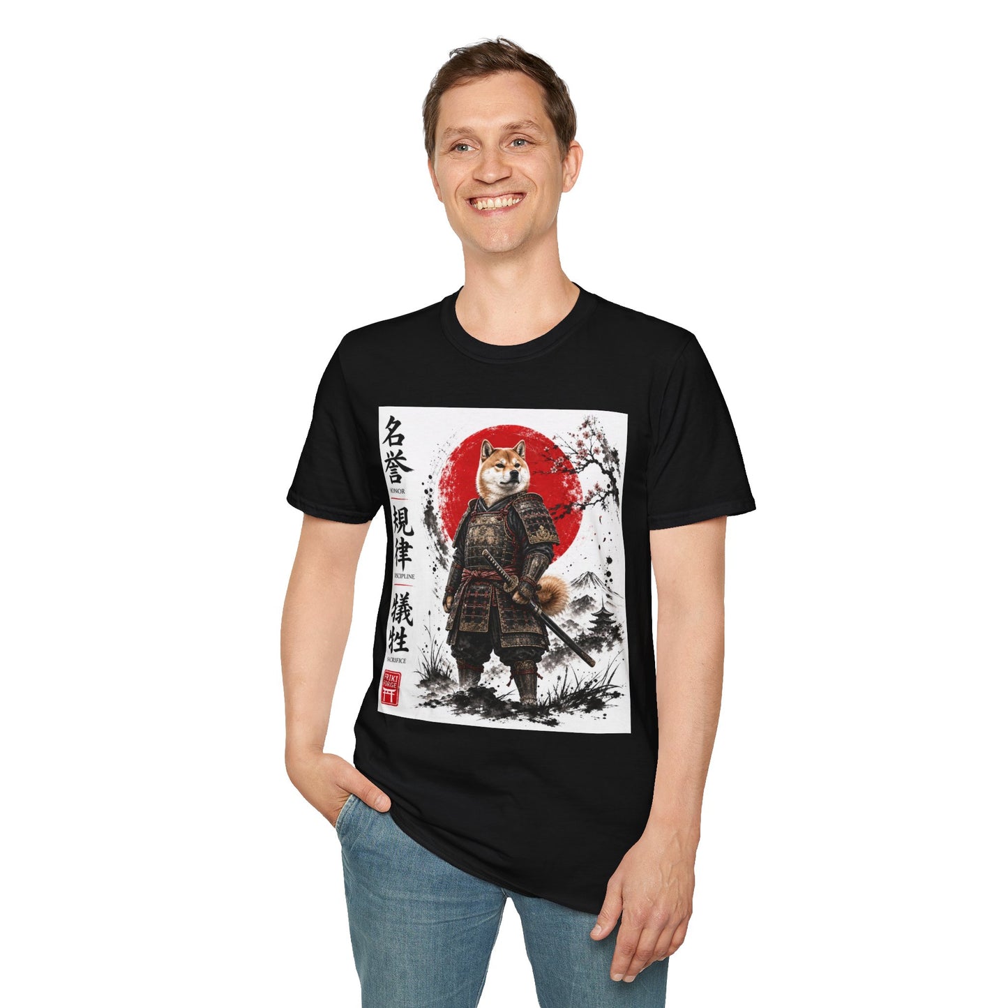 Camiseta Unisex Original - Shiba Inu Samurái 🐕🇯🇵