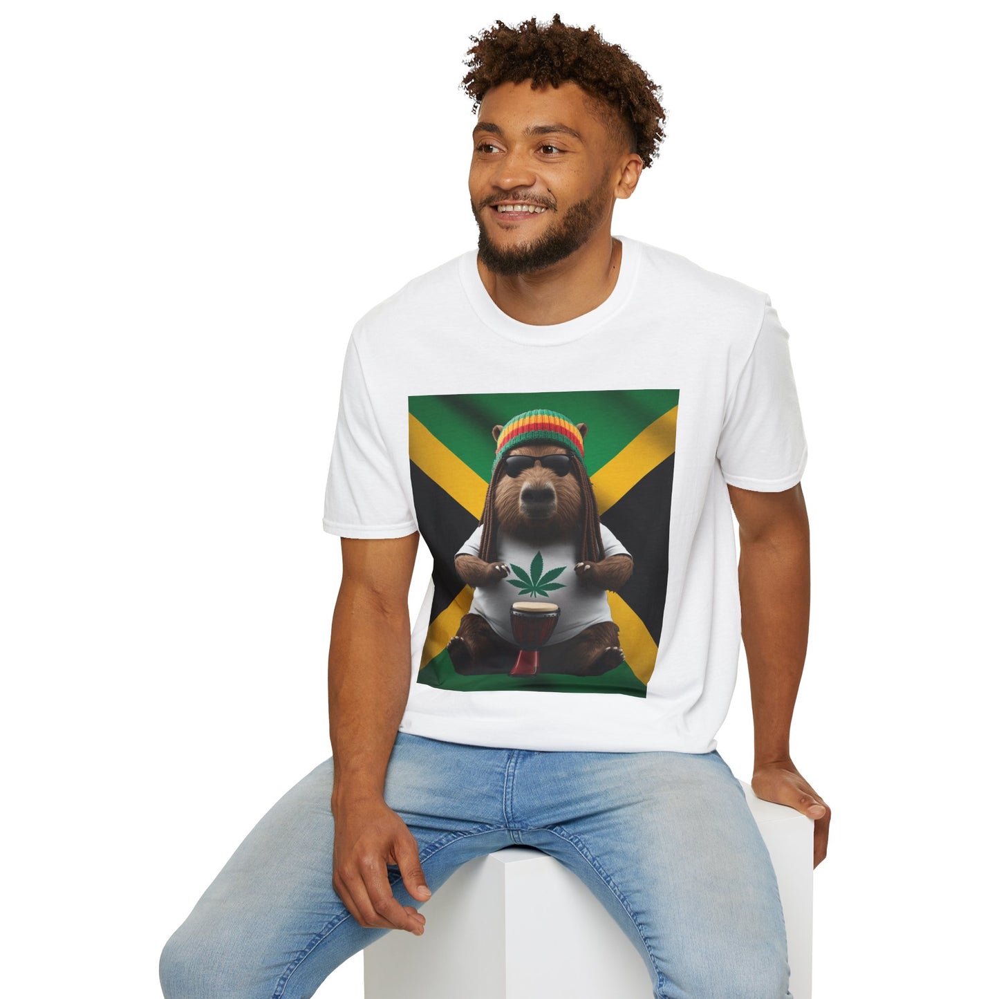 Camiseta Unisex Original - Capibara Rastafari 🟢🟡🔴🌿