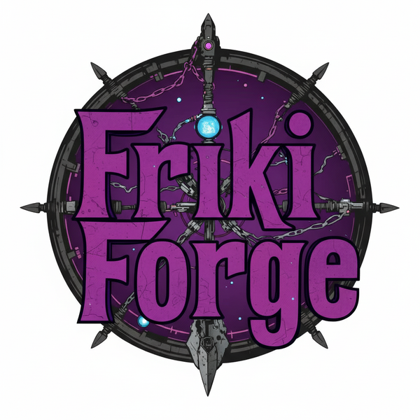 Friki Forge Logo con colores del banner